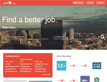 Tablet Screenshot of jobs4.com